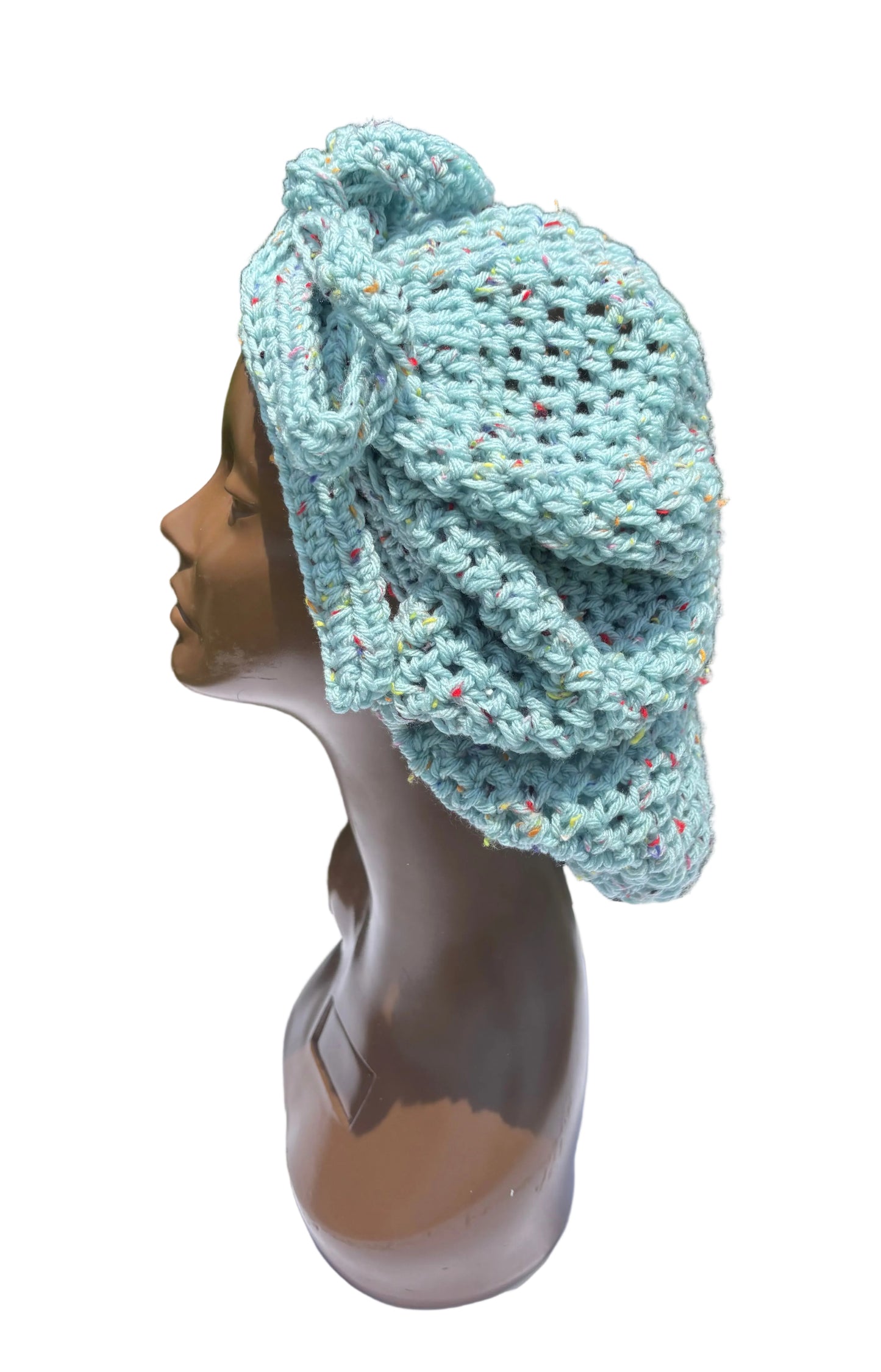 Turquoise Fleck Bonnet