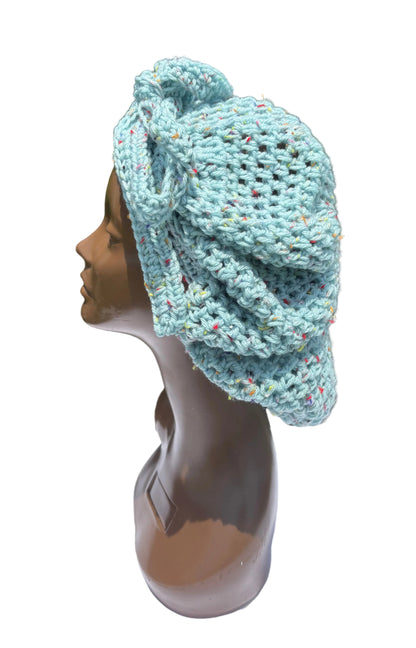 Turquoise Fleck Bonnet