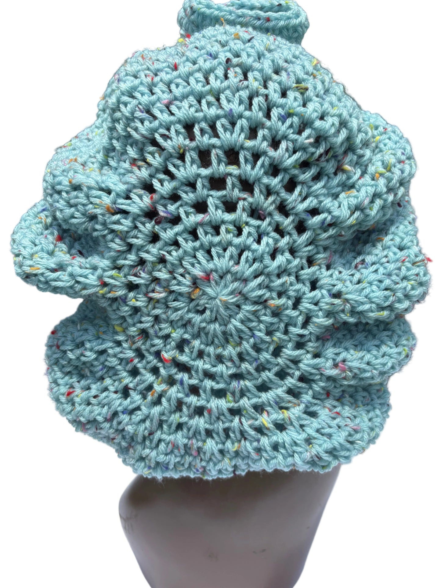Turquoise Fleck Bonnet