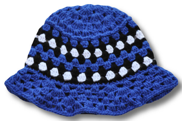 Blue Granny Bucket Hat